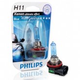 Автолампа Philips H11 12V-55W Blue Vision ultra (PGJ19) блистер 12362BVU